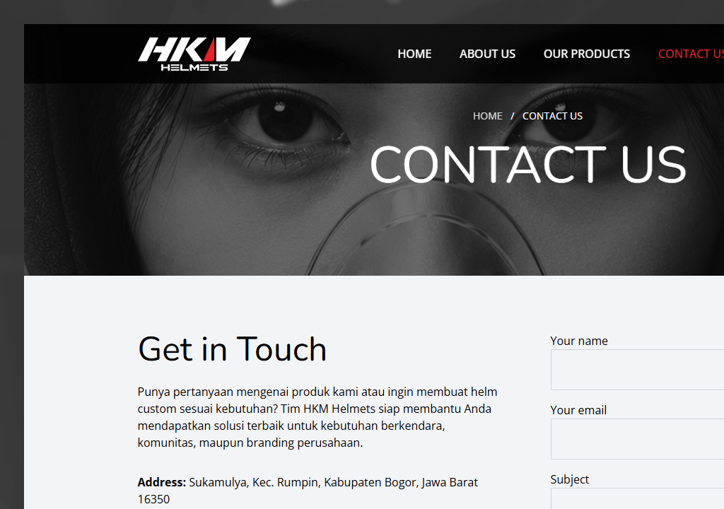 contact page