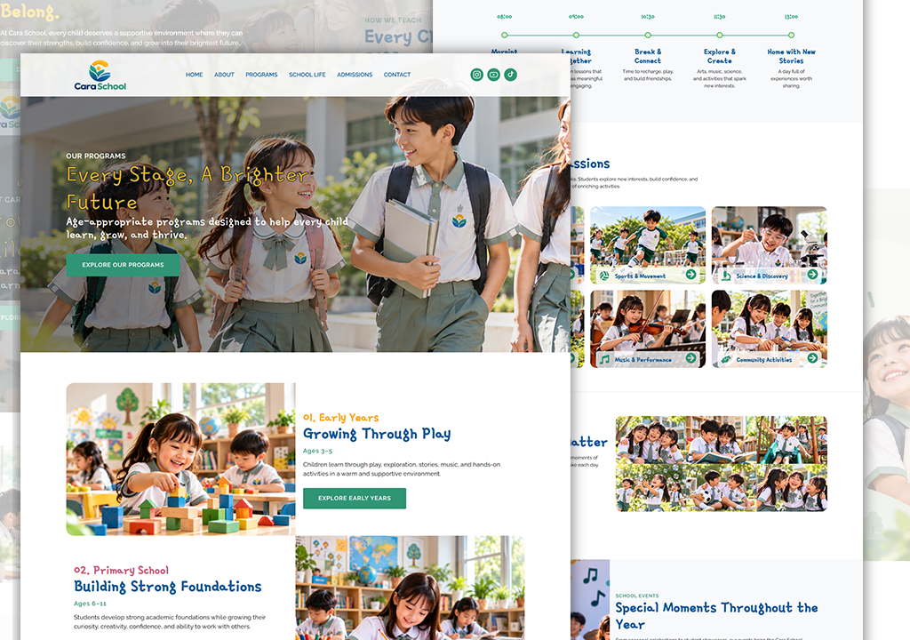 programs school page cara