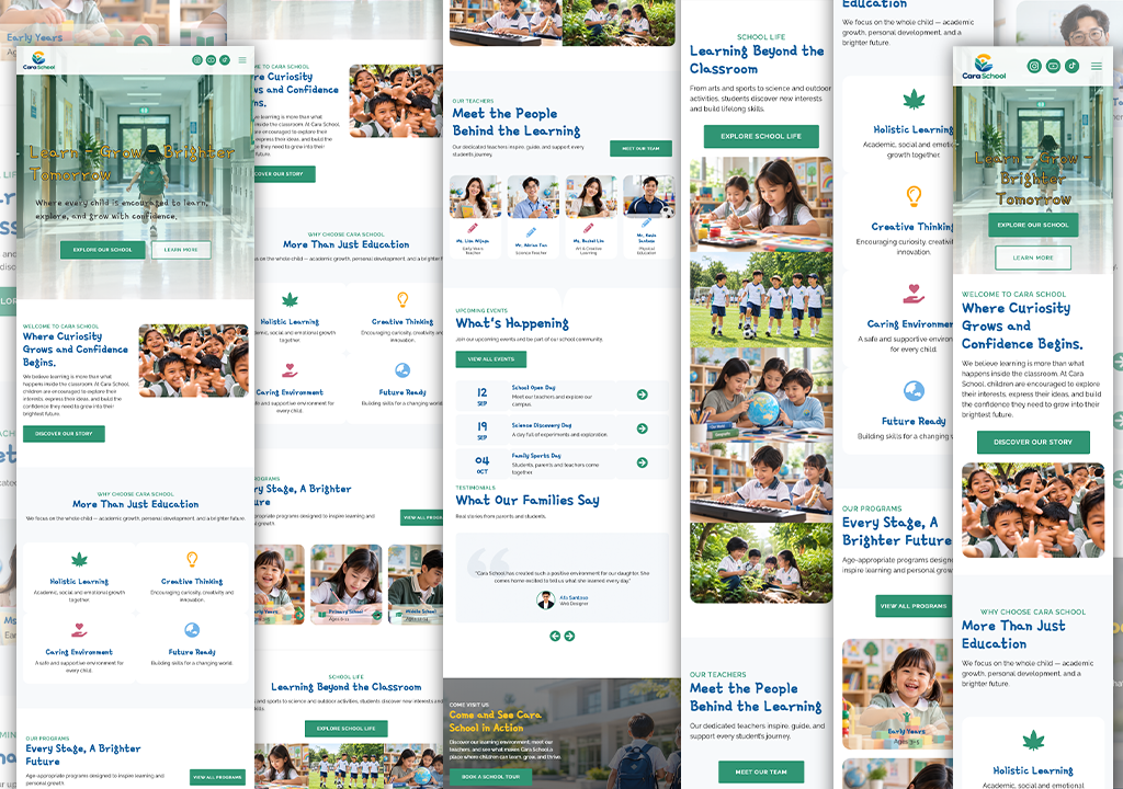 responsive page